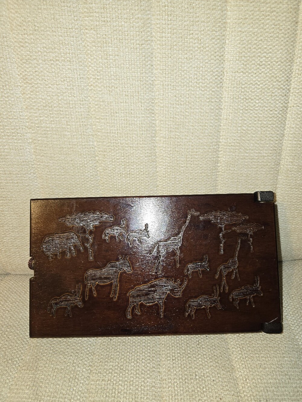 Vintage Hand Carved African Mancala Board Game, primitive Folk Art